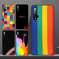 rainbow Casing Samsung Galaxy J4 J6 Plus J7 Prime Pro J730 J8 S9 S21 Plus Ultra Case Cover