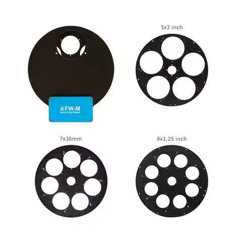 TOUPTEK AFW-M 1.25inch 5 hole 7 hole 8 hole wheel electric filter astronomical telescope accessories