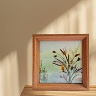 手作押花LED小夜燈 | 文創小夜燈 l 植物印記小夜燈