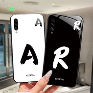 For Samsung Galaxy A90 5G Lens Protective Tempered Glass Case SamsungA90 5G SM-A908B Lucky Initial L