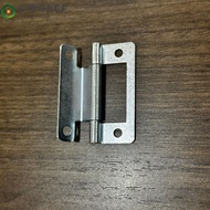 QINSHOP 5pcs/set Door Hinge, Soft Close Interior Flat Open, Creative Connector No Slotted Folded Close Hinges Furniture Hardware