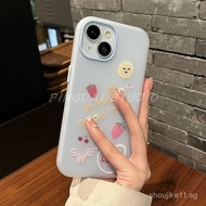 Blue Strawberry Jelly 2-in-1 Suitable iPhone Phone Case Applies iPhone 16 Pro Max/15/14 Pro Max/13 P