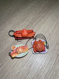 扭蛋玩具/掛件/吊飾/鎖匙扣 長腳蟹/麵包蟹/花蟹
