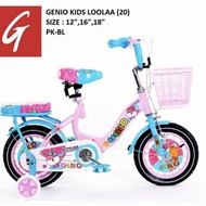 sepeda anak perempuan genio loolaa 12 / 18 inch by united cewek murah - 12