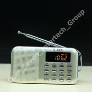 ลำโพงวิทยุพกพา ลำโพงอ่านMp3 อ่านUSBได้/อ่านMicro SD Cardได้ รุ่น V-899