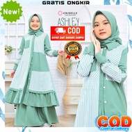 Latest Girls' Gamis Games Responsible for Eid 2023 Imported Contemporary Clothes Small Cute Plain Pr