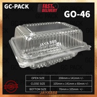 50PCS TH-OPS-C46 -BENXON Plastic Tray Bakery Disposable Plastic Clear Food Box - OPS - C46