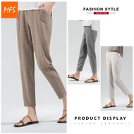 💕Baju Raya 2023💕 Mfs Korean Style Loose Women Casual Pants Seluar Perempuan Women's Long Pants Zanze