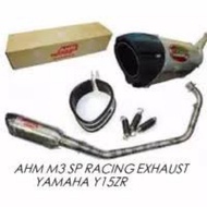 PROMOSI AHM RACING PRO EXHAUST M3 SPR SILENCER 32MM - Y15ZR/LC 5S