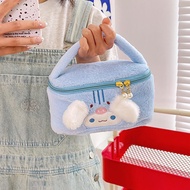 Cartoon Plush Tote Makeup Bag Cosmetic Storage Bag Large Capacity Bag Storage Women's Bag H7h4
