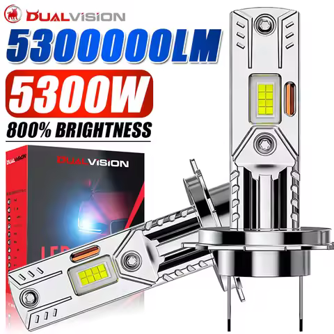 5300W H4 LED Headlight Fog Light H7 H1 Car Headlight Bulb for Car H4 LED Canbus Light Plug and play 