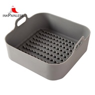 AirFryer Silicone Pot Multifunctional Air Fryers Oven Accessories Bread Fried Chicken Pizza Basket Baking Tray D