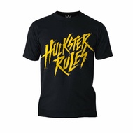 Wwe Hulk Hogan Stencil Hulkster Rules Men'S T-Shirt (Black)