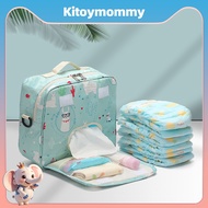 Baby Diaper Storage Bag Portable Large Diaper Bag Single Shoulder Mommy Diaper Bag