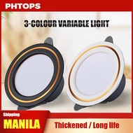 LED Ceiling Light Recessed Downlight 220V 5W/7W Pin Lights For Ceiling Tri Color Round Panel Ceiling