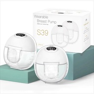 New Portable S39 Cordless Double-sided Electric Breast Pump Silicone Postpartum Hands-free Breast Pu