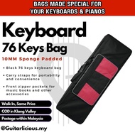 76 Keys Padded Keyboard Bag (10mm Padded) (610-76) 76keys electronic keyboard piano travel bag porta