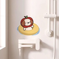 Bathroom Waterproof Stickers Creative Toilet Tiles Cover Ugly Stickers Toilet Wall Cover Ugly Sticke
