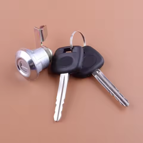 69058-35180 Car Fuel Door Lock Cylinder & Key 69511-32010 Fit For Toyota 4Runner Hilux Pickup Mitsub
