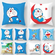 Doraemon Printed Short-pile velour Cushion Cover Sofa Decoration Square Throw Pillow Case 40x40cm 45x45cm 50x50cm
