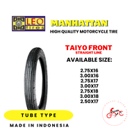 MURANG GULONG AT QUALITY MANHATTAN TIRE TAIYO FRONT STRAIGHT LINE BY 16, 17, 18 TUBE TYPE