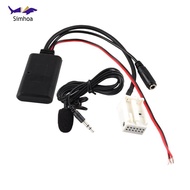 [Simhoa] Car Audio Cable, Auto AUX Adapter, with Microphone Audio Receiver AUX in Wire