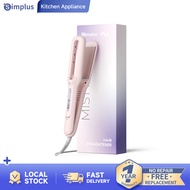 Simplus Kits Cold Mist Hair Straightener Iron 80 Million Negative Ions Hair Protection 10-Second Rap