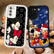 Z-18 Mickey Minnie Mouse White Black Case Casing for Samsung Galaxy F02S A03 A02S M02S A03S Case