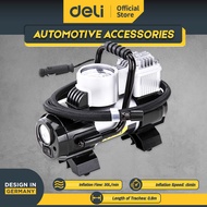 Deli Pompa Angin Portable Silinder Tunggal Otomatis 100W DL8058