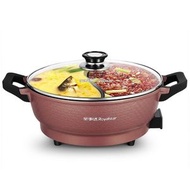 鴛鴦鍋4L高容量電火鍋家用多功能電熱鍋電煮鍋炒菜鍋一體式 火鍋