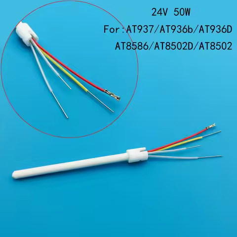 5PCS Ceramic Heating Element Heat Core Heater Part for ATTEN 937/936b/936D/8586/AT8502D/AT8502 Solde