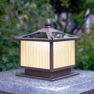 Solar Pillar Light Outdoor Waterproof Villa Gate Pillar Light Gate Pillar Light Courtyard Wall Light