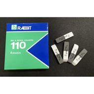 48pcs/Box Rabbit Ink & Pencil ERASER