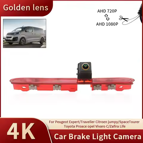 AHD 1080P Car Brake Light Reverse Camera For Peugeot Expert/Traveller Citroen jumpy/SpaceTourer Toyo