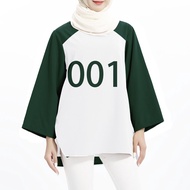 2026 Spring and Autumn Fashion Versatile Muslim Long Sleeve Squid Game Role Playing Clothing Sportsw