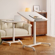Study Table Foldable Desk Standing Home Workbench Computer Desk Lifting Station Mobile Multi-Functio