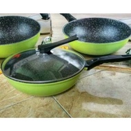 Wok Pan Die-cast 28cm/Marble Pan