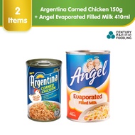 Argentina Corned Chicken 150g + Angel Evaporated Filled Milk 410ml