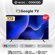 [FREE VIDIO 3 BULAN + 1 BULAN  VISION+ PLATINUM] COOCAA Google TV 50 Inch Smart LED TV - Netflix & Y