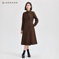 GIORDANO WOMEN Slant placket button closure dress 05464711
