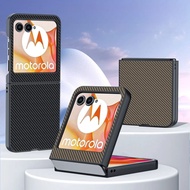 Motorola Razr 5G 2020 Razr 2022/ 40 Ultra/ 50/ 50 Ultra/ 60/ 60 Ultra Premium Carbon Fiber Leather/ 