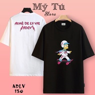 Adlv 130 Premium 2-Way Cotton Skateboard T-Shirt - My Tu Store