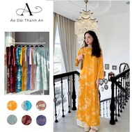 Brocade Ao Dai with pearl collar and long sleeves, modern Ao Dai for women 2025, women dress - Thanh