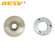 RESV Starter Clutch Assy for Dayang DY100 JD100 C100 DY JD 100 Threaded Hole One Way Bearing Clutch 