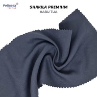 Kain Bahan Shakila Premium Samira Stretch Sakila Syakila Shakilla Twill Gamis Ecer Meteran per 50 cm
