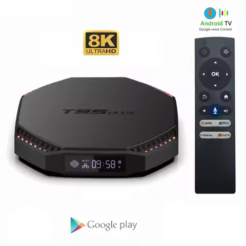Max smart TV device Box 4K HDR Android IPTV 10 Ultra HD 2G 8G WIFI Cast Bluetooth IPTV Set top Box U