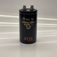 Can Shoot Directly 250V3300UF Imported Hitachi Aluminum Electrolytic Capacitor 3300MFD250V Bolt Type