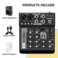 PROMO!! Mixer audio 4-channel/99DSP Mixer profesional/ashley mixer mini/Sound Card Amplifier Bluetoo