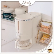 【Woody】5kg/10kg Rice Dispenser Airtight Automatic Rice Dispenser Rice Storage Box Rice Box Bekas Beras 5kg/10kg 米桶