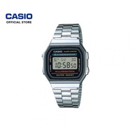 Casio Vintage A168WA-1 Silver Stainless Steel Band Men Watch / Women Watch